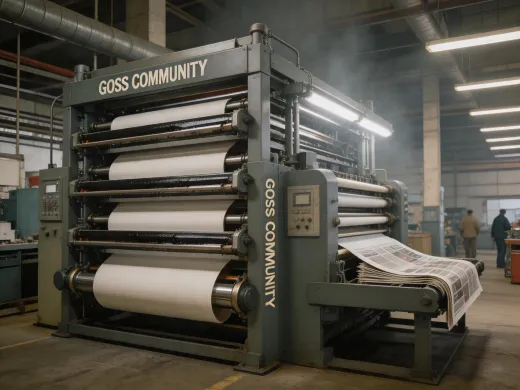 Goss Community Press production line
