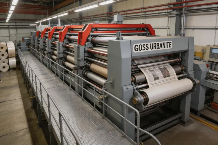 Goss Urbanite daily offset press
