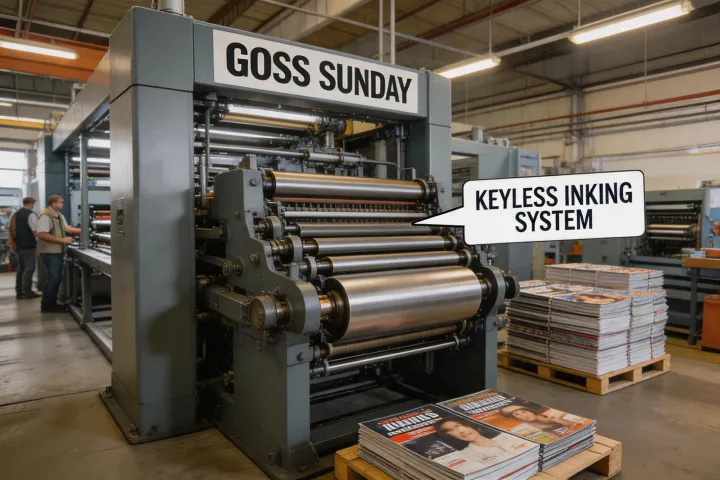 Goss Sunday and Uniliner heatset web presses